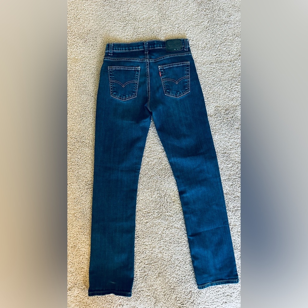 Levi's Kids Dark Blue Jeans - Picture 2 of 8